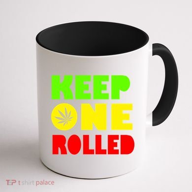 Keep One Rolled Coffee Mug back