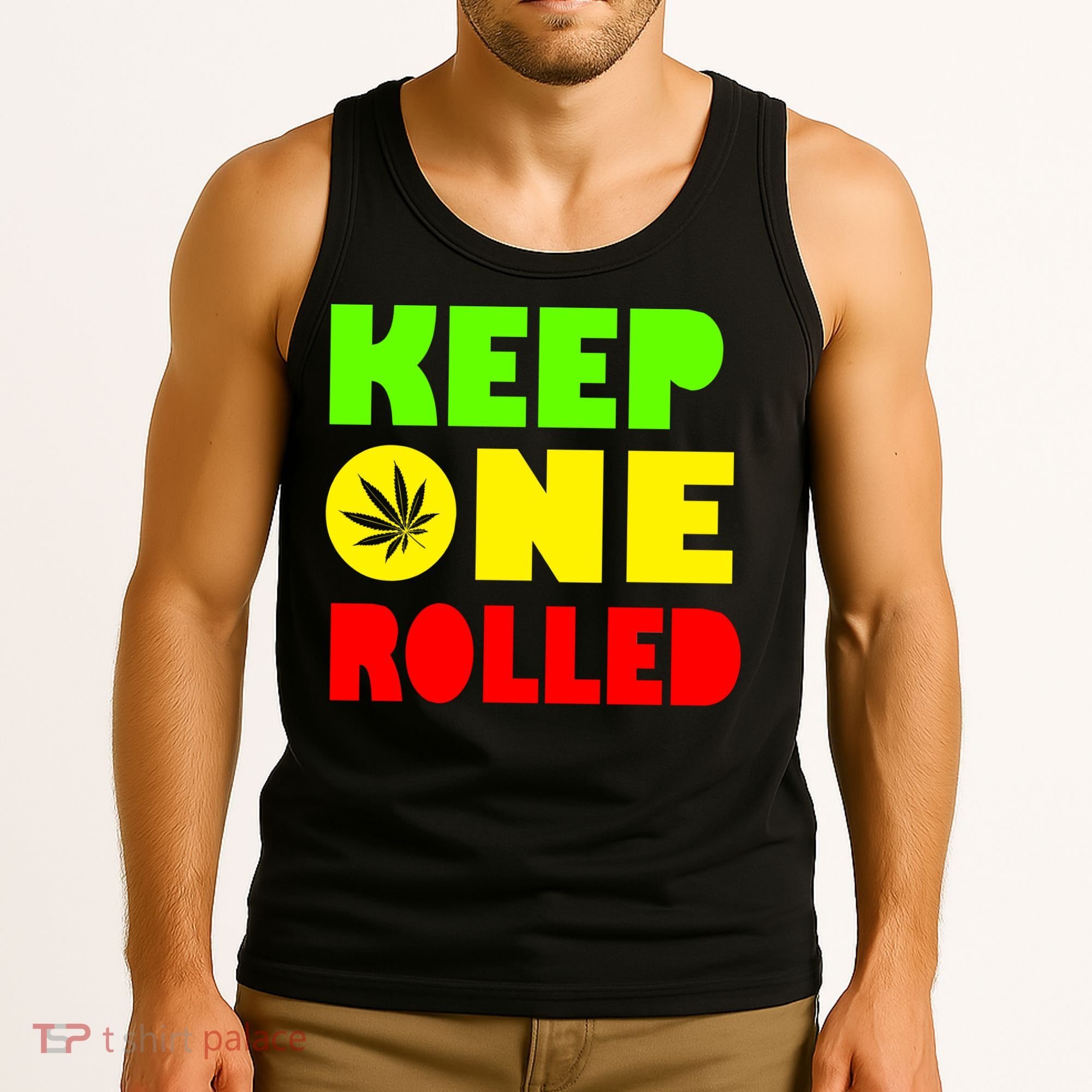 Keep One Rolled Tank Top
