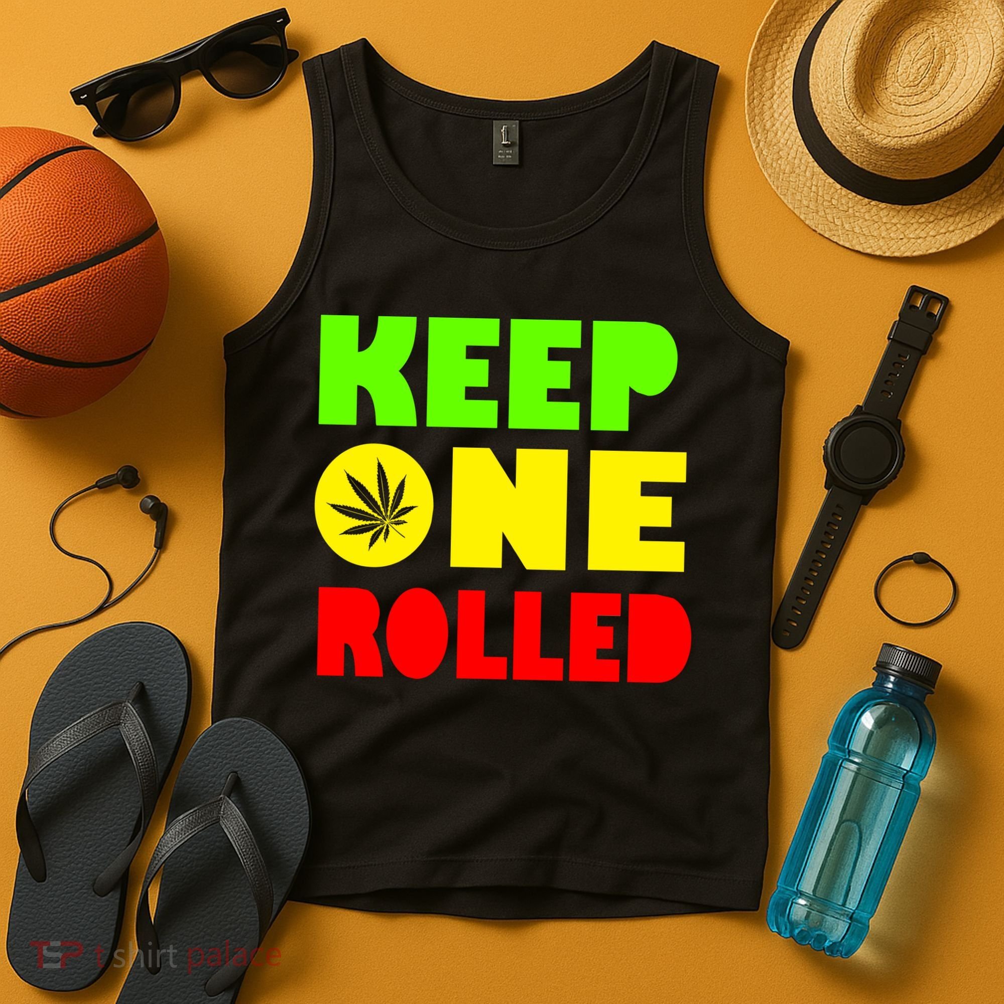 Keep One Rolled Tank Top