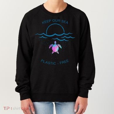 Keep Our Sea Plastic Free Women's Sweatshirt