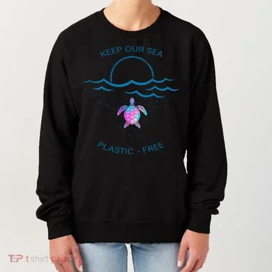 Keep Our Sea Plastic Free Women's Sweatshirt