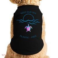 Keep Our Sea Plastic Free Doggie Tank thumb 0