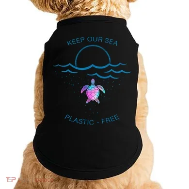 Keep Our Sea Plastic Free Doggie Tank