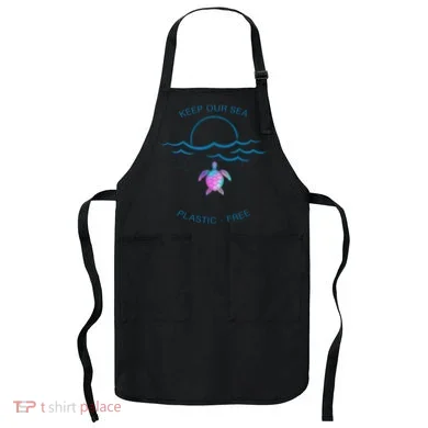 Keep Our Sea Plastic Free Apron