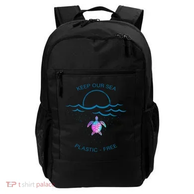Keep Our Sea Plastic Free Backpack