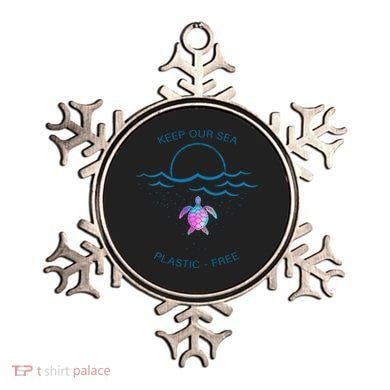 Keep Our Sea Plastic Free Ornament