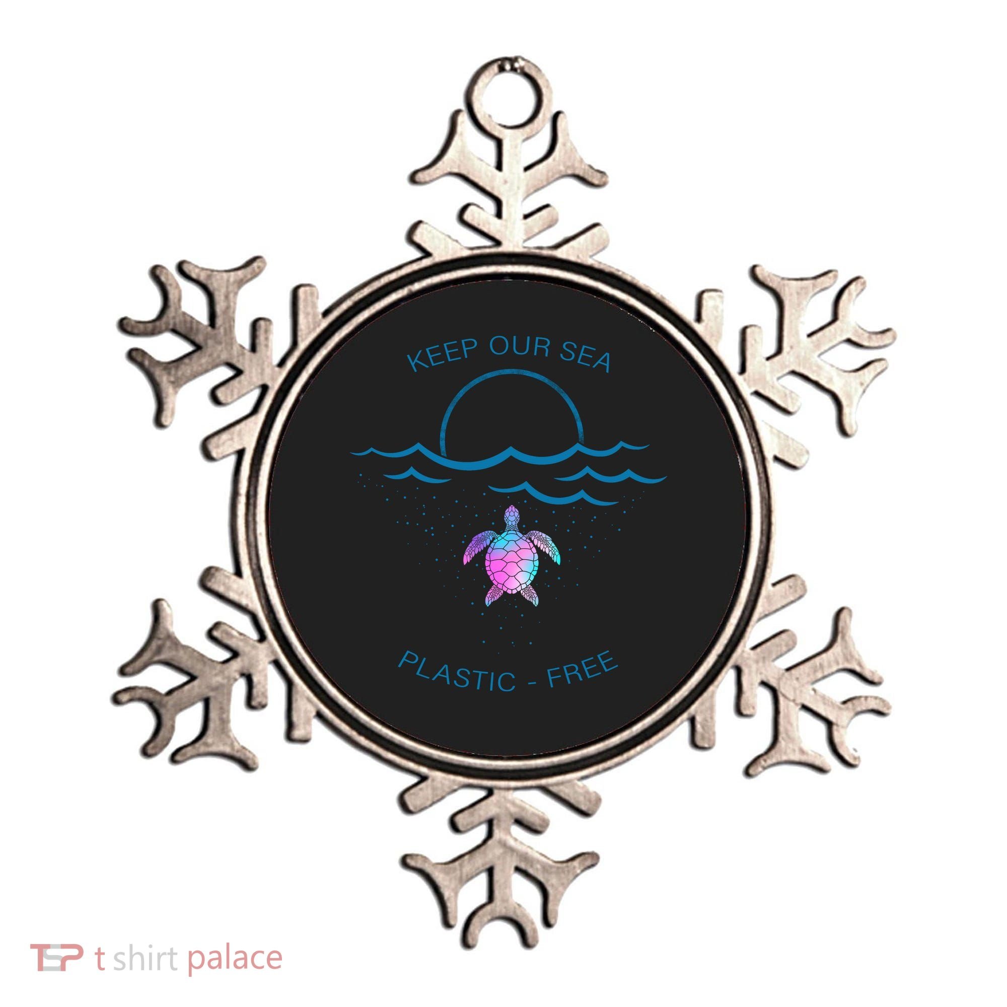 Keep Our Sea Plastic Free Ornament
