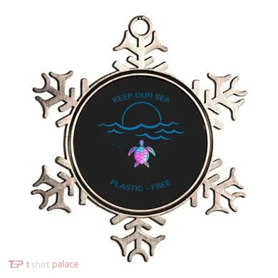 Keep Our Sea Plastic Free Ornament