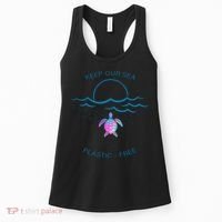 Keep Our Sea Plastic Free Women's Tank Top thumb 0