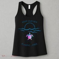 Keep Our Sea Plastic Free Women's Tank Top thumb 3