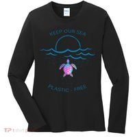 Keep Our Sea Plastic Free Women's Long Sleeve Shirt thumb 0