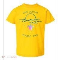 Keep Our Sea Plastic Free Toddler T-Shirt thumb 0