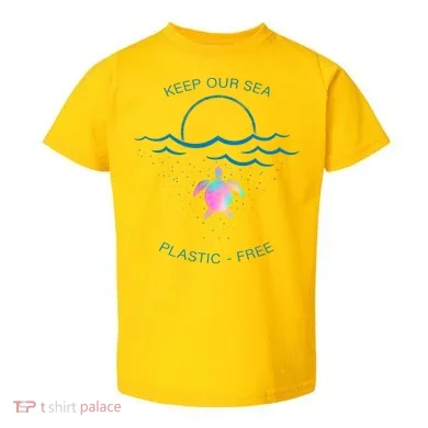 Keep Our Sea Plastic Free Toddler T-Shirt