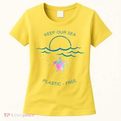 Keep Our Sea Plastic Free Women's T-Shirt