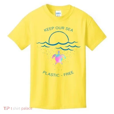 Keep Our Sea Plastic Free Kids T-Shirt