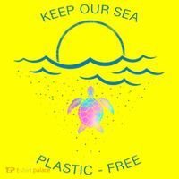 Keep Our Sea Plastic Free Kids T-Shirt thumb 4