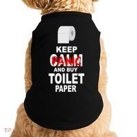 Keep Panic And Buy Toilet Paper Doggie Tank thumb 0