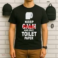 Keep Panic And Buy Toilet Paper T-Shirt thumb 6