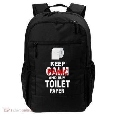 Keep Panic And Buy Toilet Paper Backpack