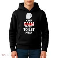 Keep Panic And Buy Toilet Paper Kids Hoodie thumb 4