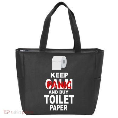 Keep Panic And Buy Toilet Paper Tote Bag