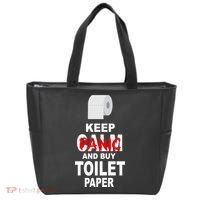 Keep Panic And Buy Toilet Paper Tote Bag thumb 0