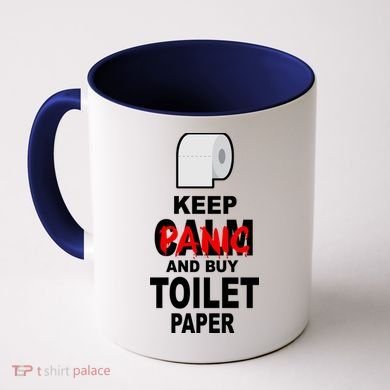 Keep Panic And Buy Toilet Paper Coffee Mug
