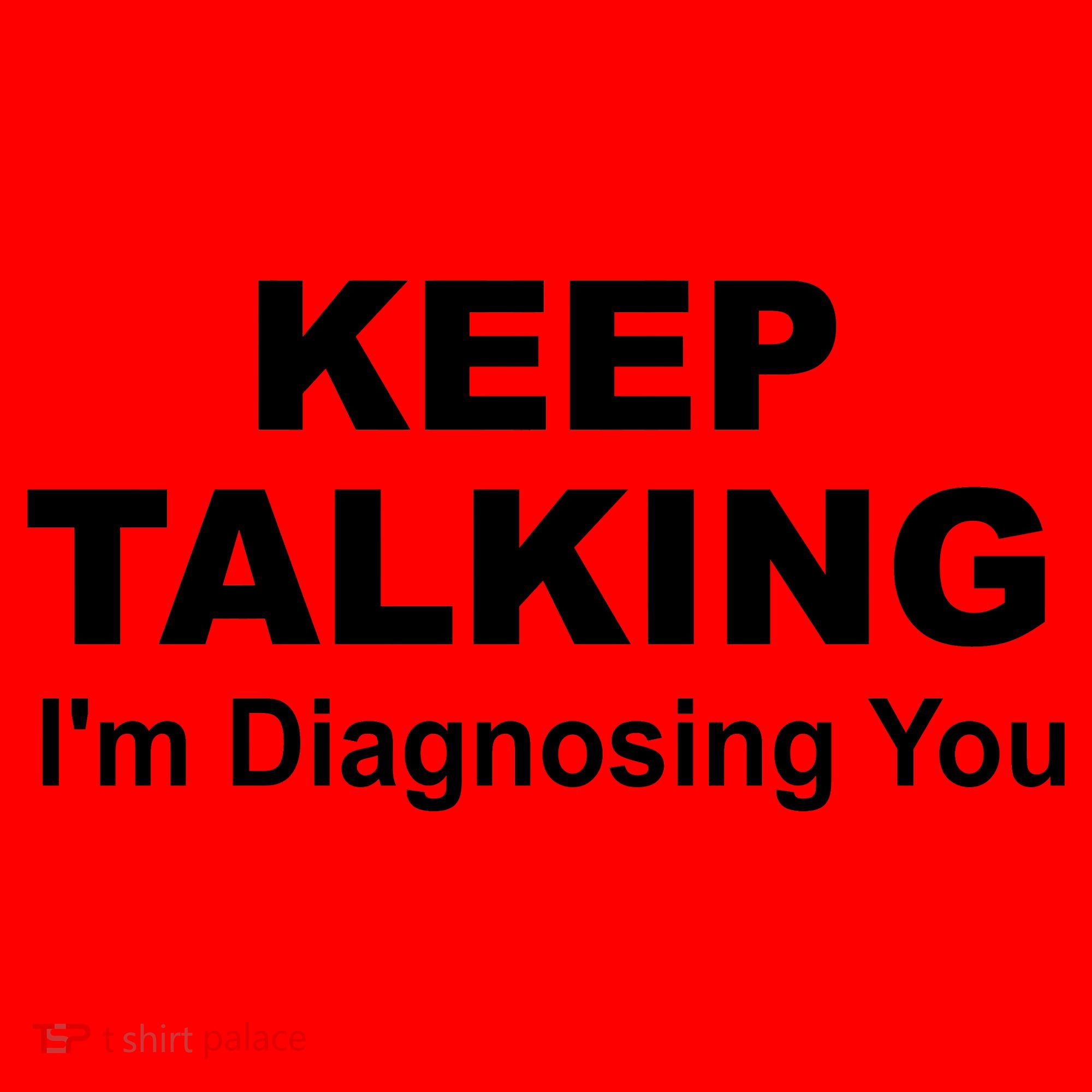 Keep Talking I'm Diagnosing You Santa Hat