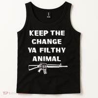 Keep The Change Ya Filthy Animal Tank Top thumb 2