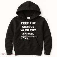Keep The Change Ya Filthy Animal Kids Hoodie thumb 0