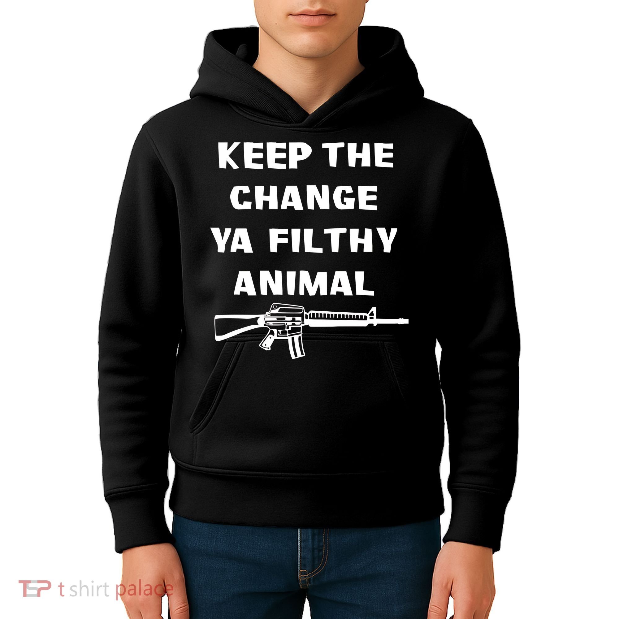 Keep The Change Ya Filthy Animal Kids Hoodie