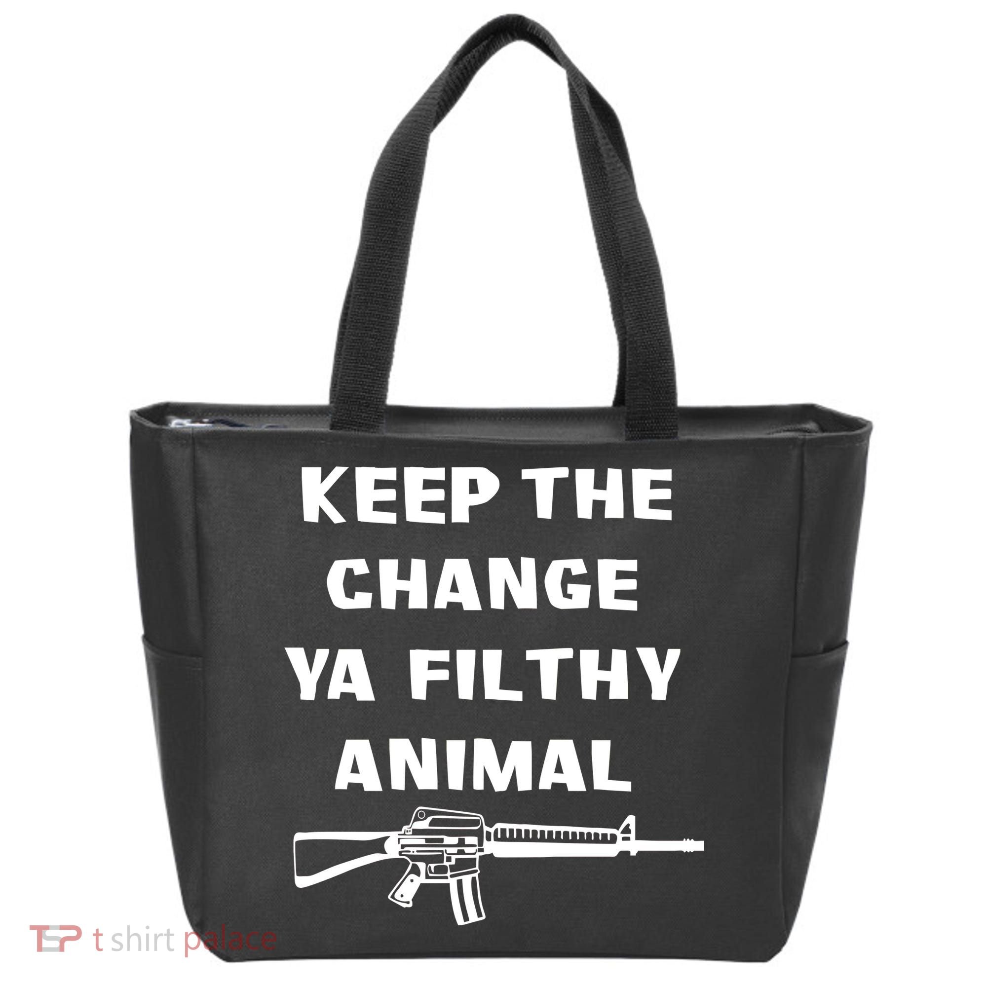 Keep The Change Ya Filthy Animal Tote Bag
