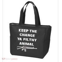 Keep The Change Ya Filthy Animal Tote Bag thumb 3