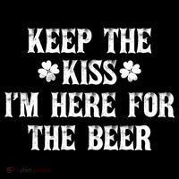 Keep The Kiss I'm Here For The Beer Women's Hoodie thumb 2