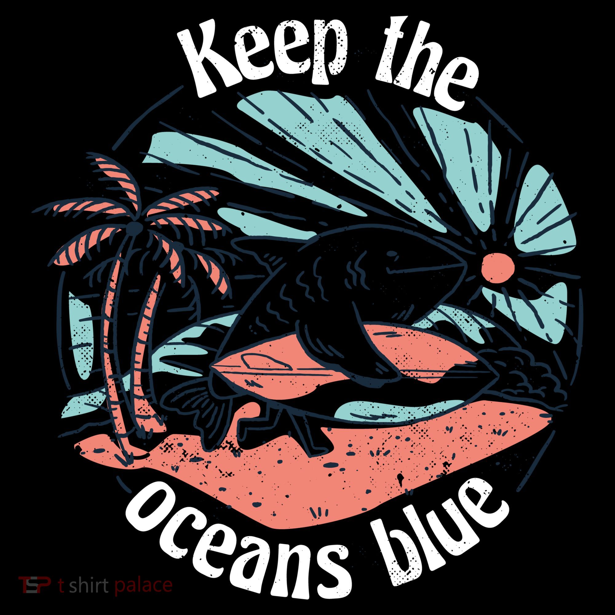 Keep The Ocean Blue Toddler Hoodie