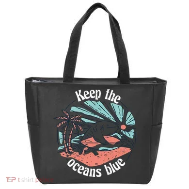 Keep The Ocean Blue Tote Bag
