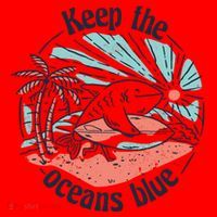 Keep The Ocean Blue Santa Hat thumb 1