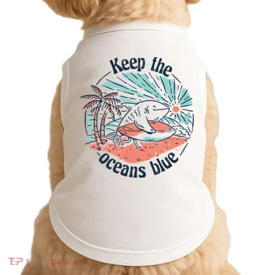 Keep The Ocean Blue Doggie Tank