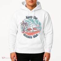 Keep The Ocean Blue Hoodie thumb 2