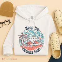 Keep The Ocean Blue Hoodie thumb 4