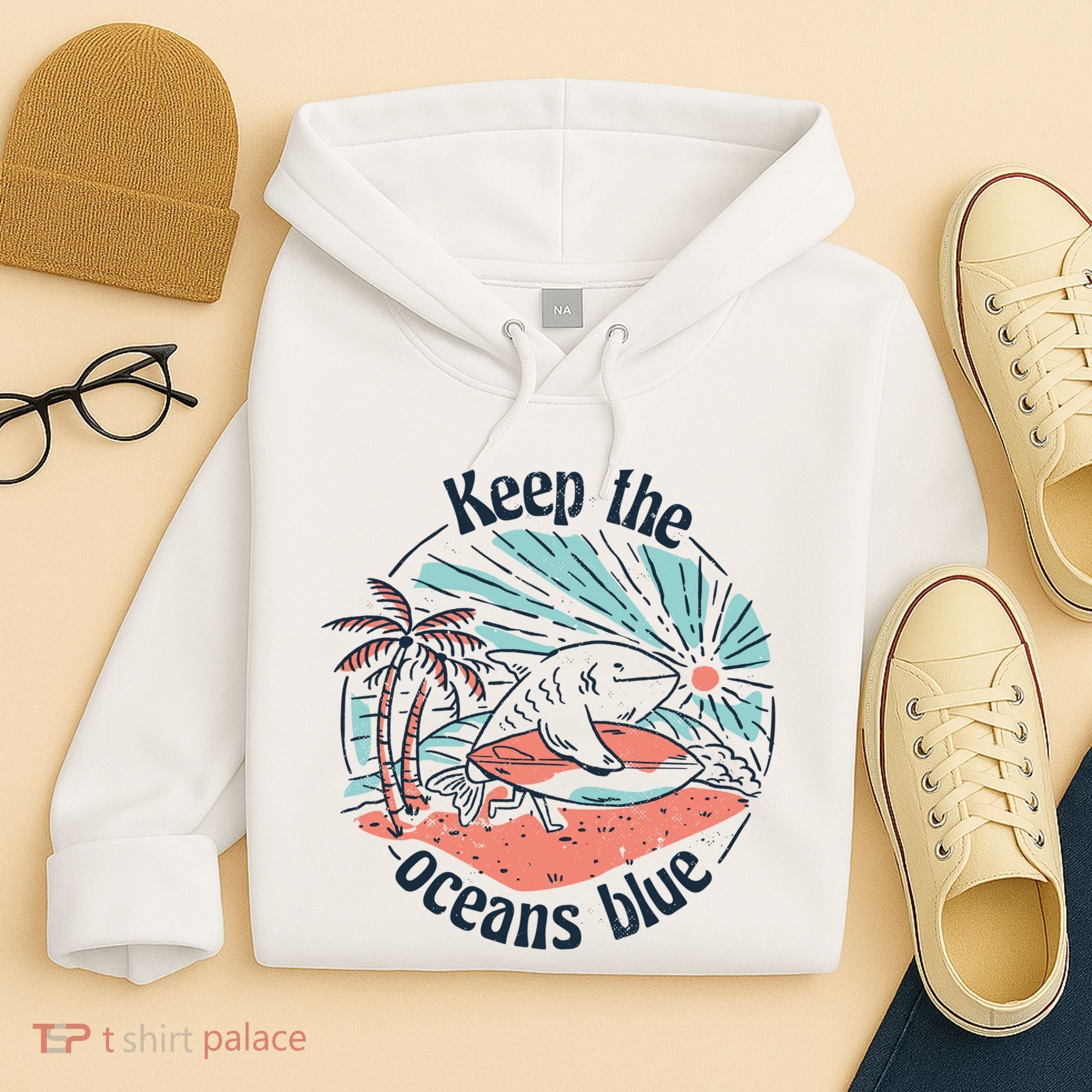 Keep The Ocean Blue Hoodie