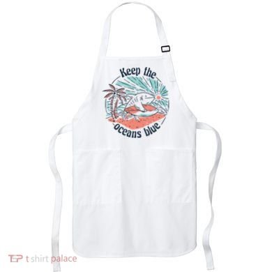 Keep The Ocean Blue Apron