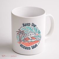 Keep The Ocean Blue Coffee Mug thumb 1