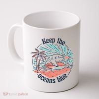 Keep The Ocean Blue Coffee Mug thumb 0