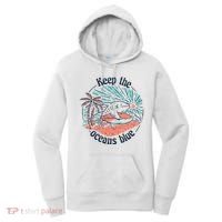 Keep The Ocean Blue Women's Hoodie thumb 0