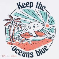 Keep The Ocean Blue Women's Hoodie thumb 2
