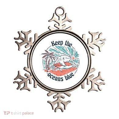 Keep The Ocean Blue Ornament