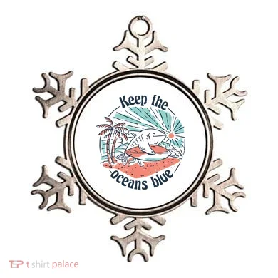 Keep The Ocean Blue Ornament