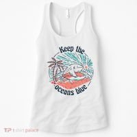 Keep The Ocean Blue Women's Tank Top thumb 0