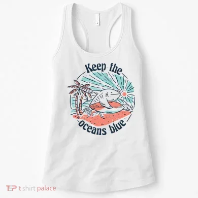 Keep The Ocean Blue Women's Tank Top